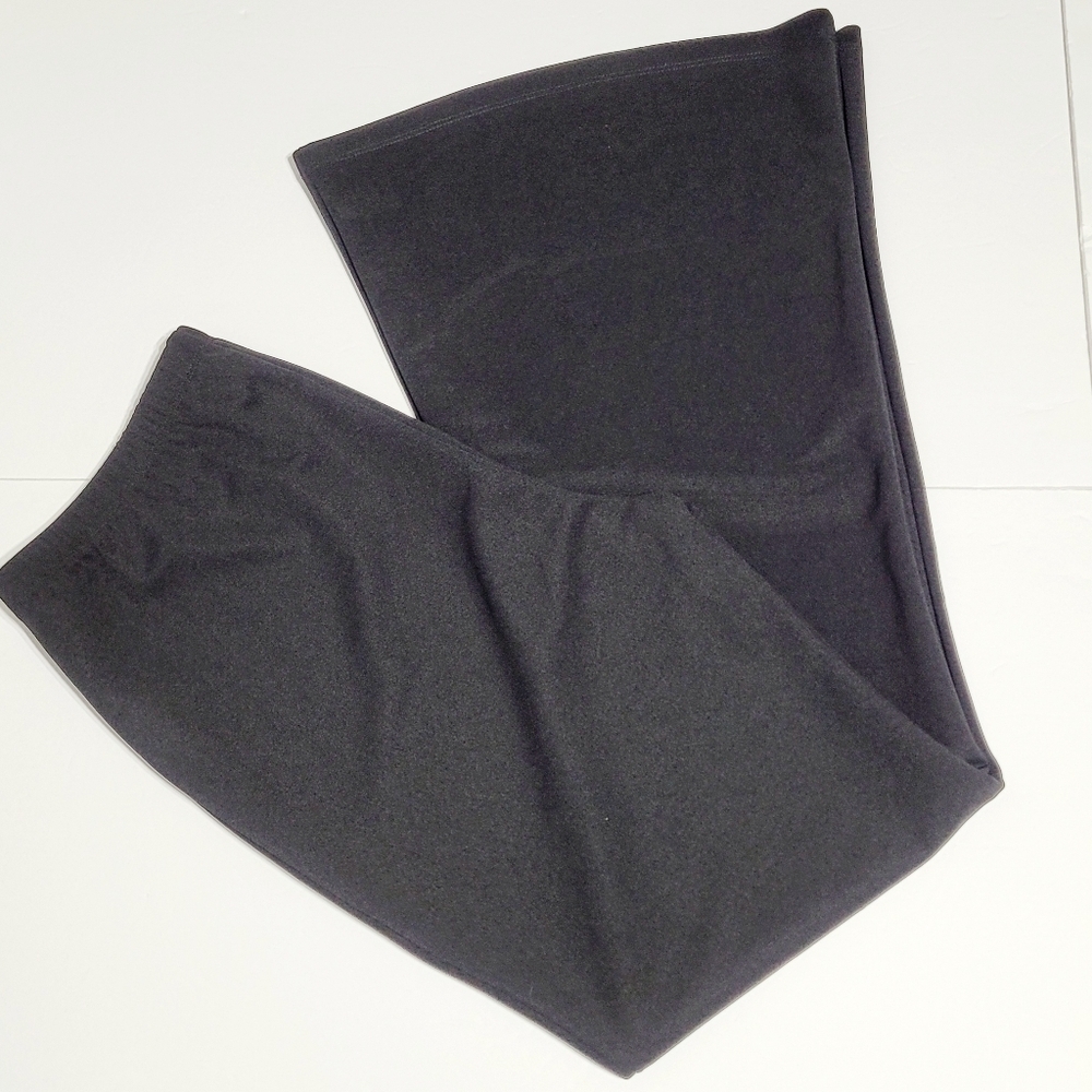 NWT Suzanne Betro Black Flare Elastic Waist Pants (1X)